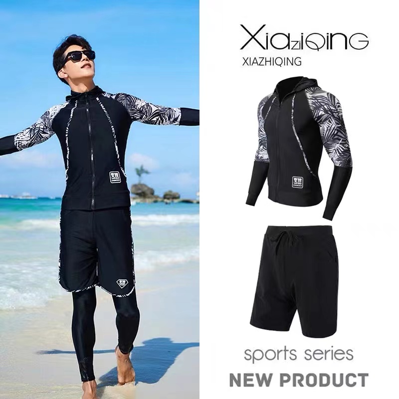 Black flower hoodie plus shorts
